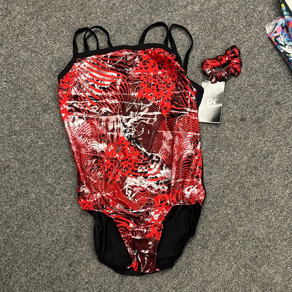 NWT Urban Zebra Workout Leotard Style #E4594 includes matching Scrunchie - Picture 3 of 10